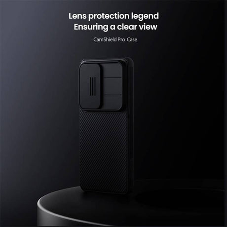 Калъф с Плъзгач за Камера за Samsung S26 Ultra, Nillkin CamShield Pro Case, Черен (7)
