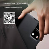 Активен Кожен Калъф за Samsung S26 Ultra, Qialino Smart View Book Case, Кафяв (4)
