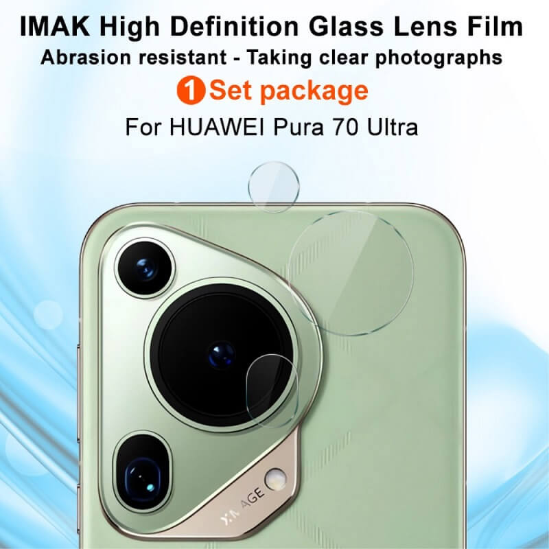Протектор за Обективите на Huawei Pura 80 Ultra, Imak Camera Lens Glass, Прозрачен (3)