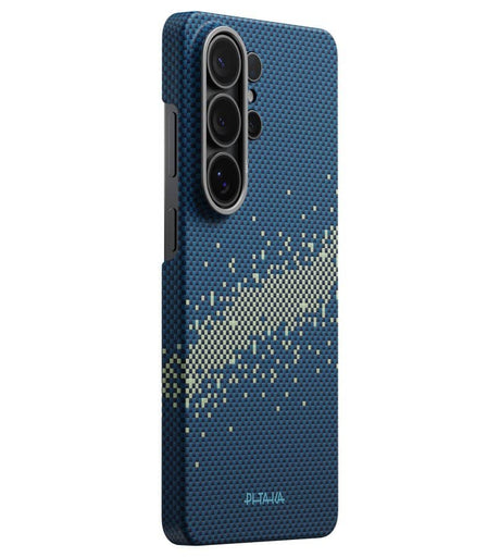 Magsafe Калъф за Samsung S26 Ultra, Pitaka Edge StarPeak Milky Way Galaxy Case, Син