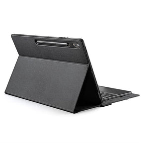 Калъф с Клавиатура за Samsung Tab S11 Ultra 14.6", Dux Ducis Keyboard+Touch Leather Case, Черен