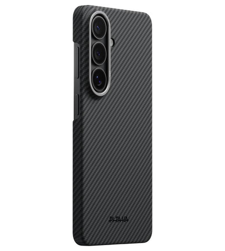 Magsafe Калъф за Samsung S26, Pitaka Edge Case Black/Grey, Черен (2)