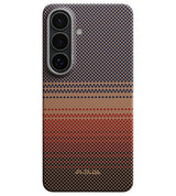 Magsafe Калъф за Samsung S26, Pitaka Edge Case Sunset, Кафяв