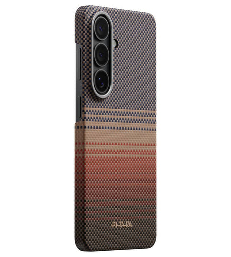 Magsafe Калъф за Samsung S26, Pitaka Edge Case Sunset, Кафяв (2)