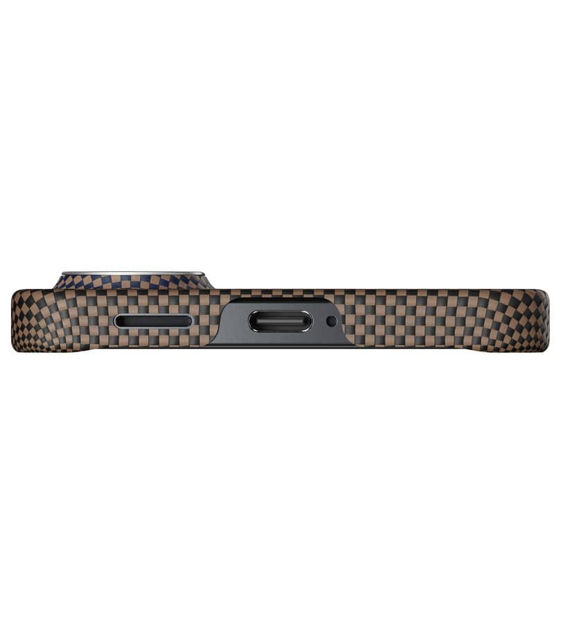 Magsafe Калъф за Samsung S26, Pitaka Edge Case Sunset, Кафяв (4)