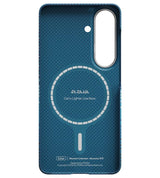 Magsafe Калъф за Samsung S26, Pitaka Edge Case Moonrise, Син (2)