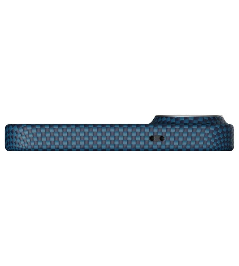 Magsafe Калъф за Samsung S26, Pitaka Edge Case Moonrise, Син (4)