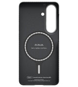 Magsafe Калъф за Samsung S26, Pitaka Edge Case Black/Grey, Черен (3)