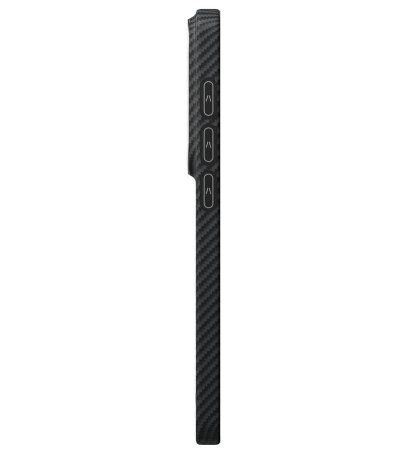 Magsafe Калъф за Samsung S26, Pitaka Edge Case Black/Grey, Черен (7)