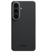 Magsafe Калъф за Samsung S26, Pitaka Edge Case Black/Grey, Черен