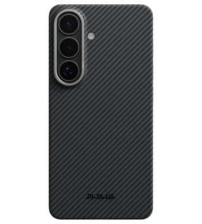Magsafe Калъф за Samsung S26, Pitaka Edge Case Black/Grey, Черен