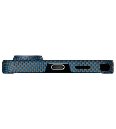 Magsafe Калъф за Samsung S26 Ultra, Pitaka Edge Case Moonrise, Син (3)