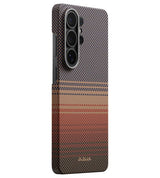 Magsafe Калъф за Samsung S26 Ultra, Pitaka Edge Case Sunset, Кафяв