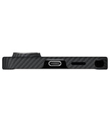 Magsafe Калъф за Samsung S26 Ultra, Pitaka Edge Case Black/Grey, Черен (4)