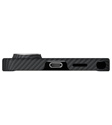 Magsafe Калъф за Samsung S26 Ultra, Pitaka Edge Case Black/Grey, Черен (4)
