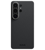 Magsafe Калъф за Samsung S26 Ultra, Pitaka Edge Case Black/Grey, Черен (2)