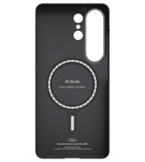 Magsafe Калъф за Samsung S26 Ultra, Pitaka Edge Case Black/Grey, Черен (3)