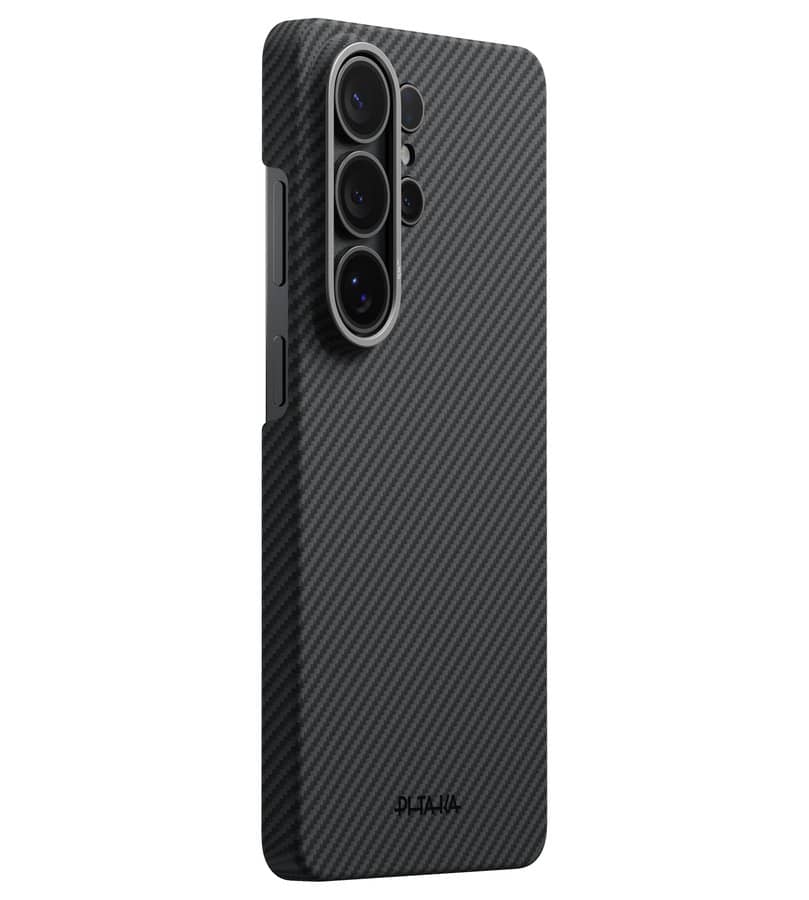 Magsafe Калъф за Samsung S26 Ultra, Pitaka Edge Case Black/Grey, Черен