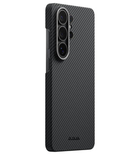 Magsafe Калъф за Samsung S26 Ultra, Pitaka Edge Case Black/Grey, Черен