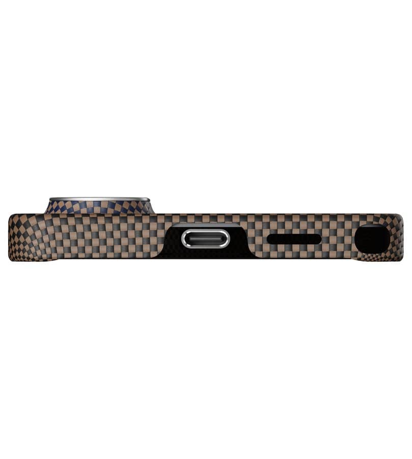 Magsafe Калъф за Samsung S26 Ultra, Pitaka Edge Case Sunset, Кафяв (4)
