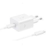 Оригинално Зарядно Samsung 45W 220v Super Fast Charger и USB-C Кабел 1.8m EP-T4511XWE, Бял (2)