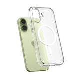 Magsafe Калъф за iPhone 17, Spigen Ultra Hybrid Case, Бял (5)