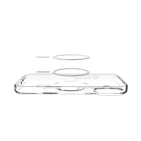 Magsafe Калъф за iPhone 17, Spigen Ultra Hybrid Case, Бял (7)