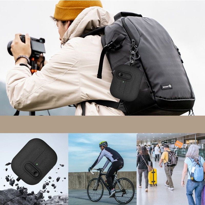 Силиконов Калъф за Samsung Galaxy Buds 3 Pro/ 3 FE/ 3, Tech-Protect Slim Hook Case, Черен (8)