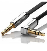 Аудио Кабел, Ugreen AV119 Jack 3.5mm Angle 1.5m, Черен (2)