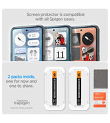 Стъклен Протектор за Nothing Phone 3A Pro/ 3A, Spigen EZ Fit Glass tR, Прозрачен (7)