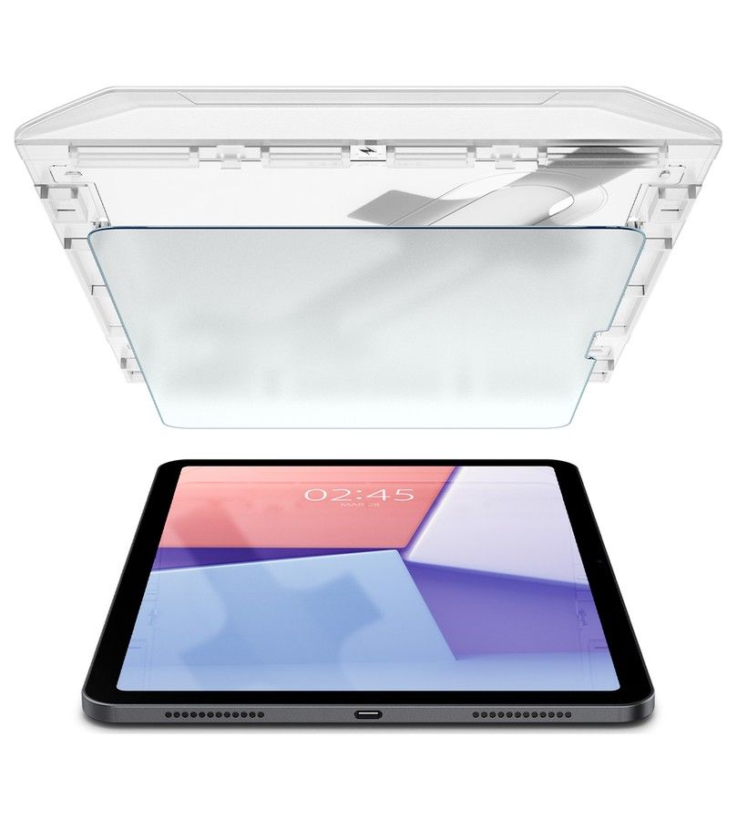 Матов Протектор за iPad Air 11 M4-M3-M2, Spigen Paper Touch EZ Fit Glass tR, Прозрачен (4)
