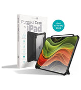 Калъф за iPad Air 11" 2026-2024, Mobile Origin Rugged Case, Черен (4)
