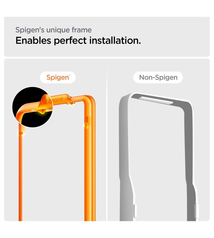 Стъклен Протектор за Nothing Phone 2A/ Plus, Spigen Align Master Glass Tr 2бр., Прозрачен (8)