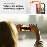 Стъклен Протектор за Nothing Phone 2A/ Plus, Spigen Align Master Glass Tr 2бр., Прозрачен (10)