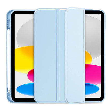 Защитен Калъф за Калъф за  iPad 11th 2025 A16/ 10th 2022, Tech-Protect Trifold Slim Pen Case, Син (2)