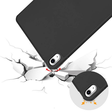 Защитен Калъф за Калъф за iPad 11th 2025 A16/ 10th 2022, Tech-Protect Trifold Slim Pen Case, Черен (7)