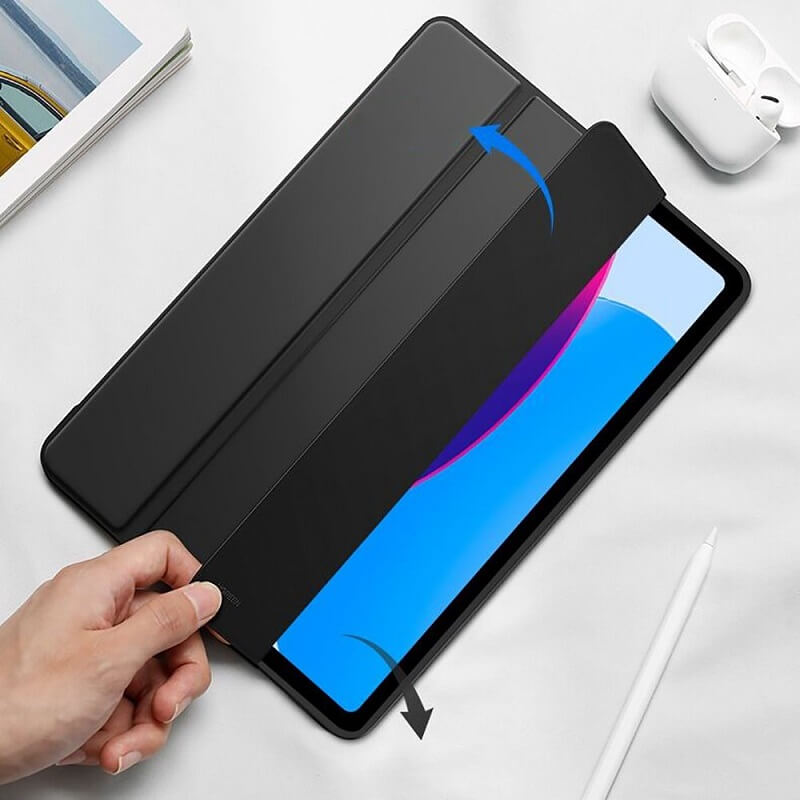 Защитен Калъф за Калъф за iPad 11th 2025 A16/ 10th 2022, Tech-Protect Trifold Slim Case, Черен (3)