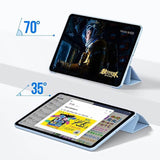 Защитен Калъф за Калъф за iPad 11th 2025 A16/ 10th 2022, Tech-Protect Trifold Slim Case, Черен (4)