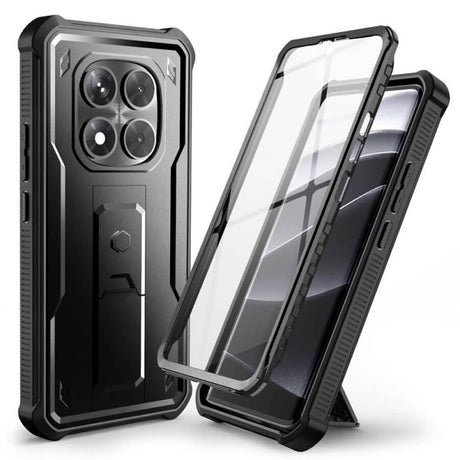 Противоударен Калъф за Xiaomi Redmi Note 14 Pro 5G, Tech-Protect Kevlar Pro Case, Черен