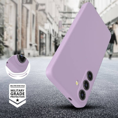 Силиконов Калъф за Samsung A26, Tech-Protect Icon Soft Case, Лилав (4)