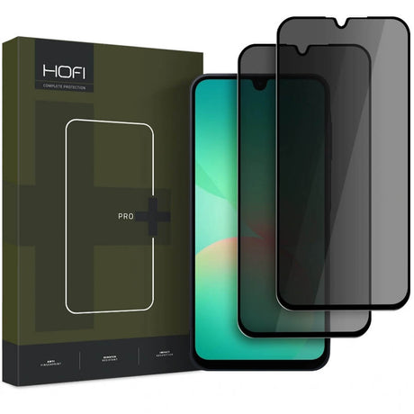 Затъмняващ Протектор за Samsung A16, Hofi Privacy Anti-Spy Glass 2бр., Черен