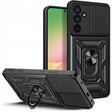 Калъф с Предпазител за Камера и Стойка за Samsung A26, Tech-Protect CamShield Pro Case, Черен
