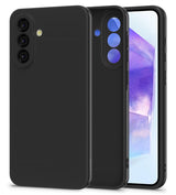 Силиконов Калъф за Samsung A36, Tech-Protect Icon Soft Case, Черен