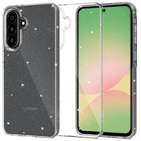 Блестящ Калъф за Samsung A36, Tech-Protect FlexAir Glitter Case, Прозрачен
