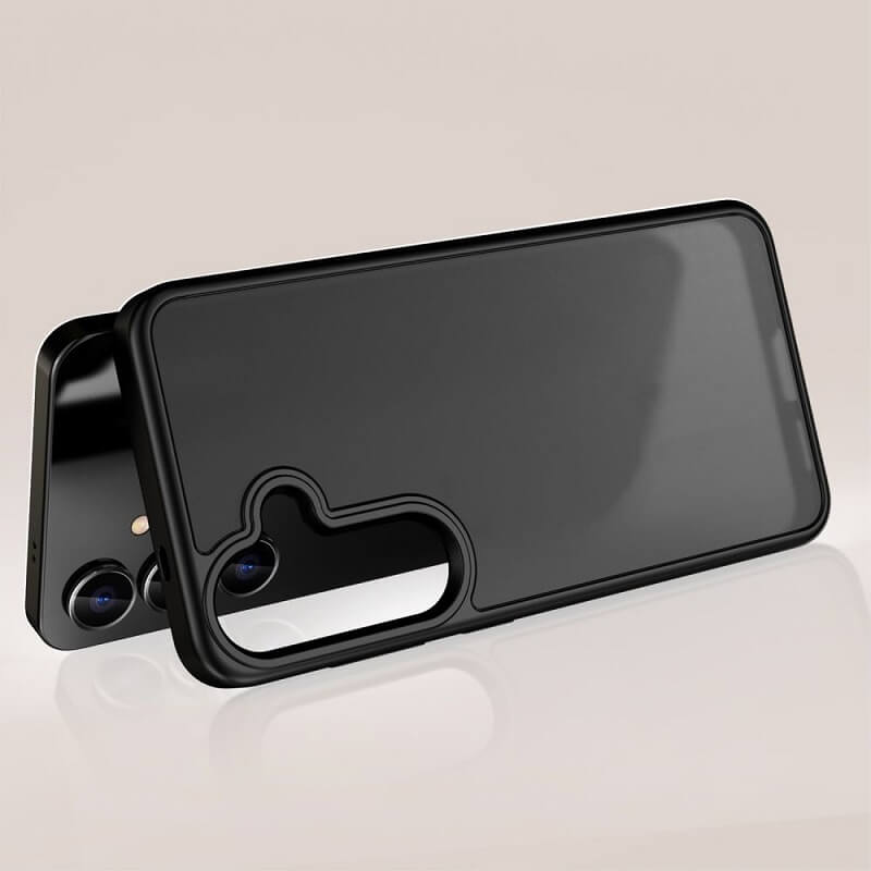 Матов Калъф за Samsung A36, Tech-Protect MagMat Case, Черен (4)