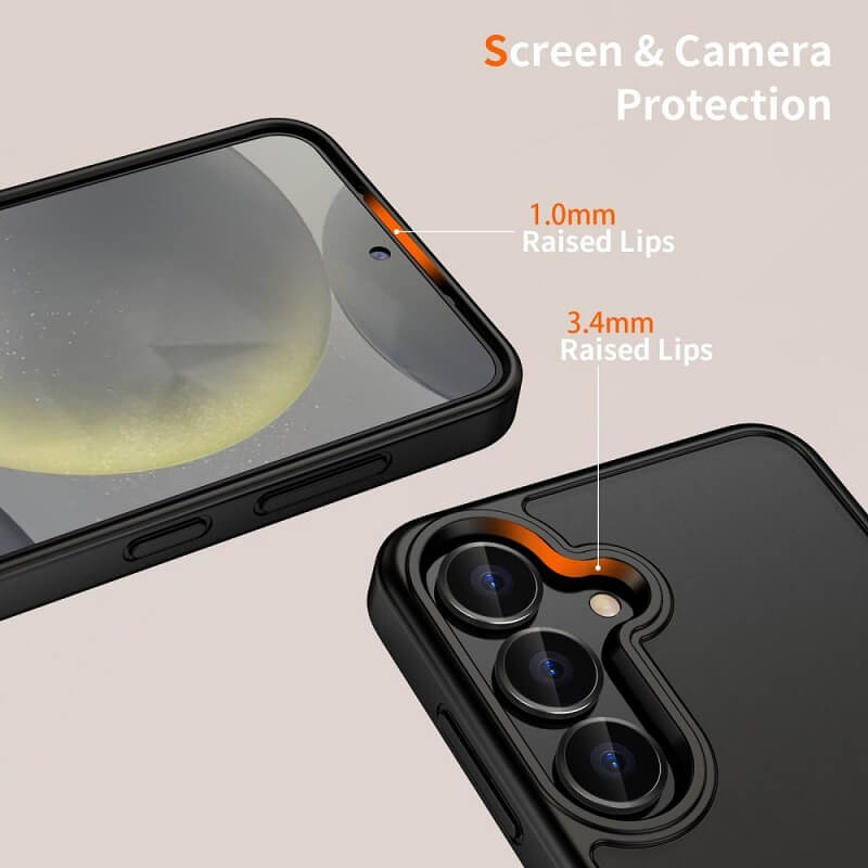 Матов Калъф за Samsung A36, Tech-Protect MagMat Case, Черен (2)