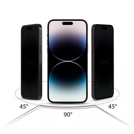 Затъмняващ Протектор за Samsung A56, Tech-Protect Privacy Spy+ Glass 2бр., Черен (2)
