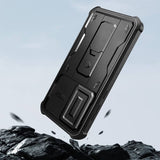 Противоударен Калъф с Плъзгач за Камера за Samsung A56, Tech-Protect Kevlar Cam Plus Case, Черен (4)