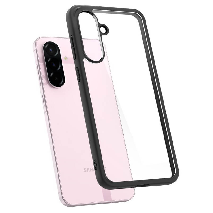 Противоударен Хибриден Калъф за Samsung A56, Spigen Ultra Hybrid Case, Черен (7)