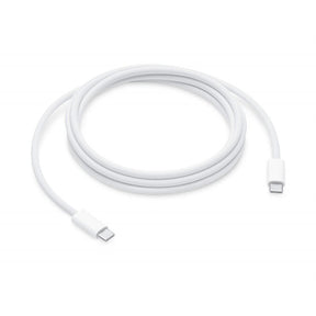 Оригинален Кабел Apple USB-C to USB-C 240W Woven MU2G3ZM/A 2m, Бял (Bulk)